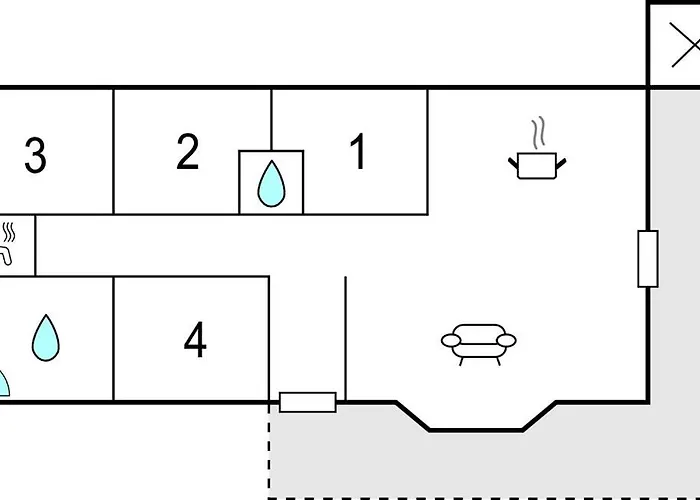 4 Bedroom In * 加斯庭
